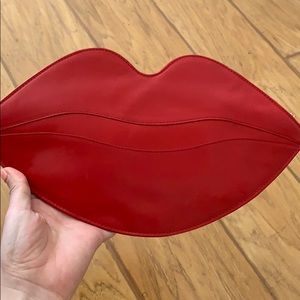 Charlotte Olympia lip clutch